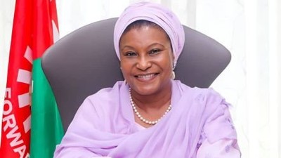 FCT senator, Ireti Kingibe. [Twitter:@newsleverage]