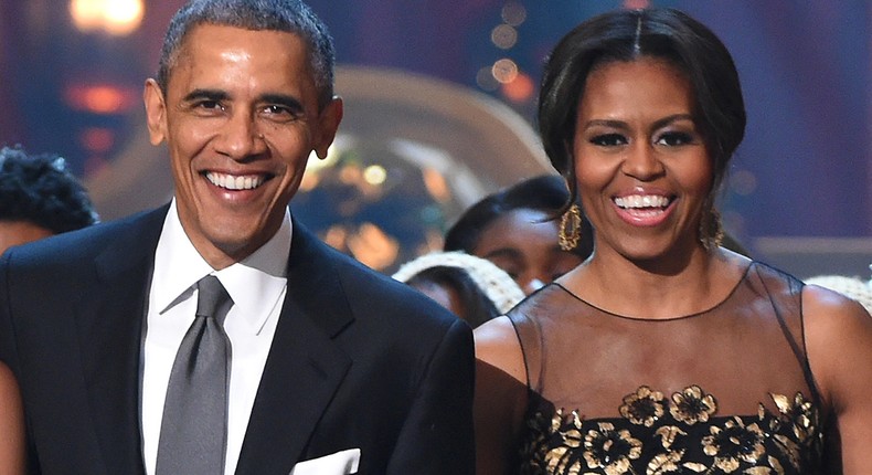 Barack and Michelle Obama [People]