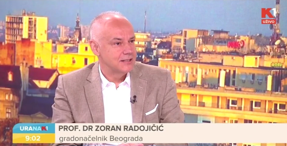 Prof dr Zoran Radojičić jutos na TV K1