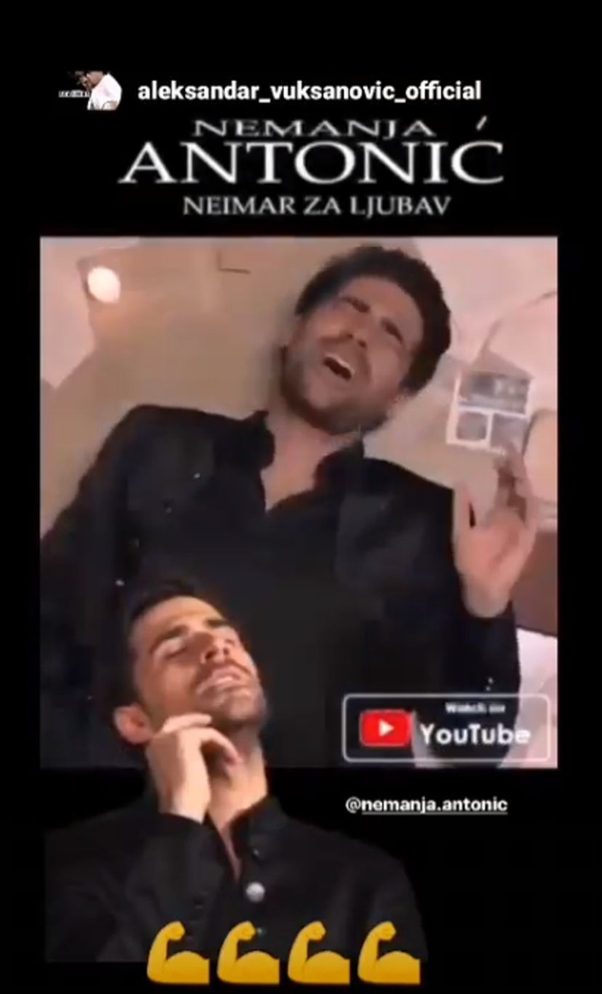 Objava na Instagramu, Nemanja