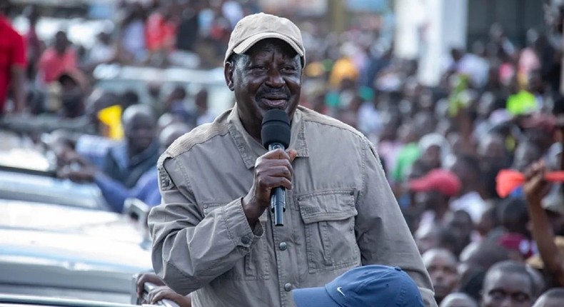 Azimio leader Raila Odinga