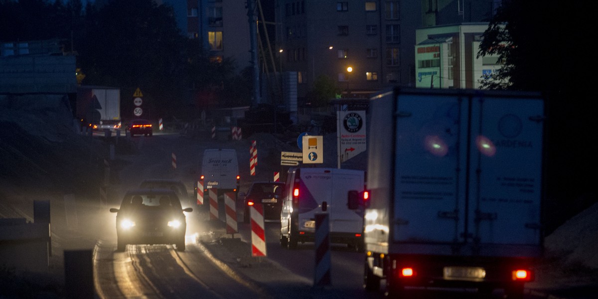 Ciemności na jedynce w Tychach