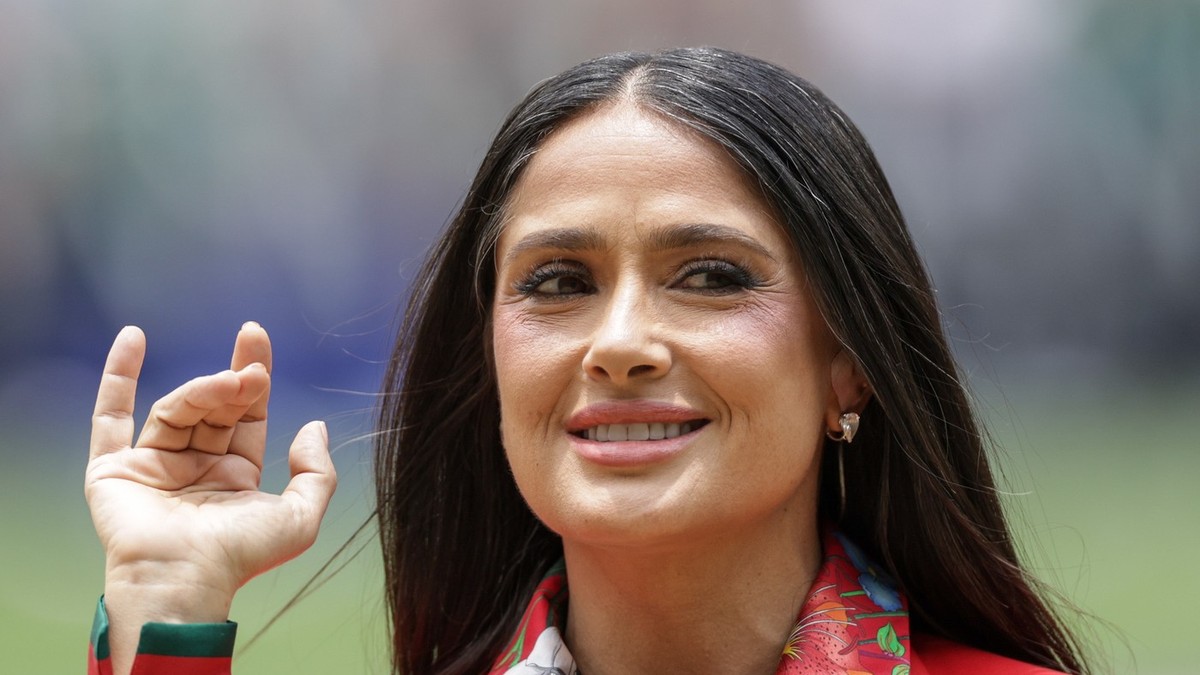 Salma Hajek na otvaranju Svetskog prvenstva u fudbalu
