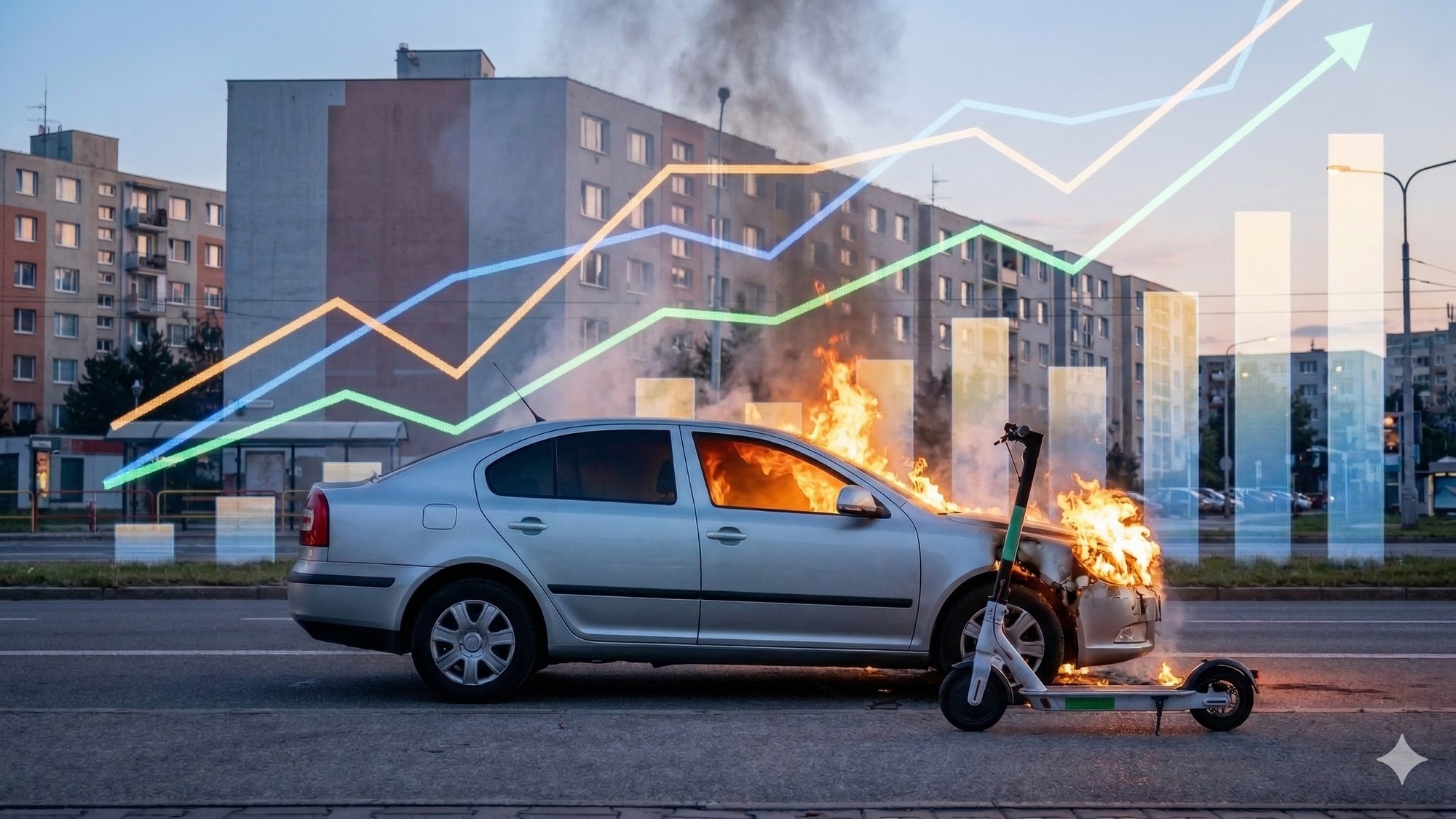 Koľko elektromobilov horelo na Slovensku? Porovnanie so spaľovákmi prekvapí