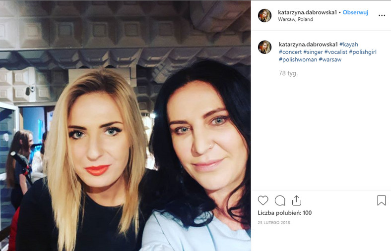 Kate Dąbrowska na Instagramie