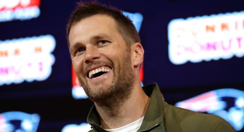 Tom Brady smiling