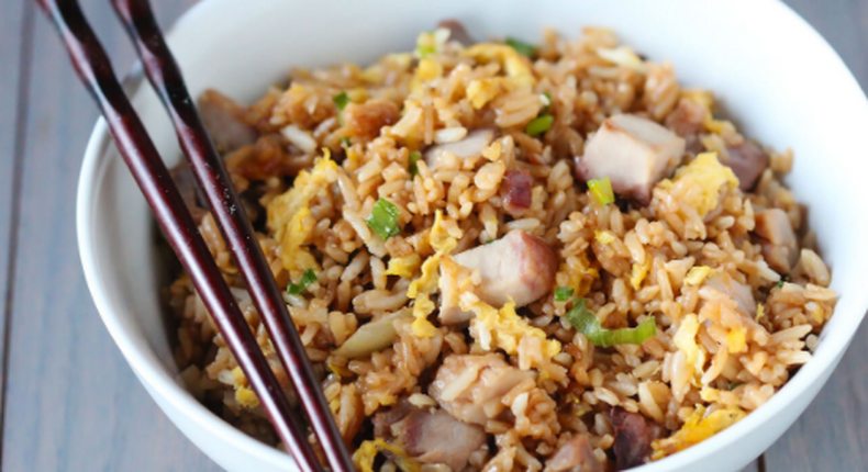 Pork fried rice