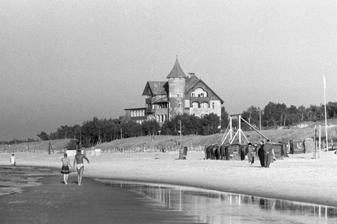 Dom wypoczynkowy Neptun Funduszu Wczasów Pracowniczych, Łeba 1958 r.