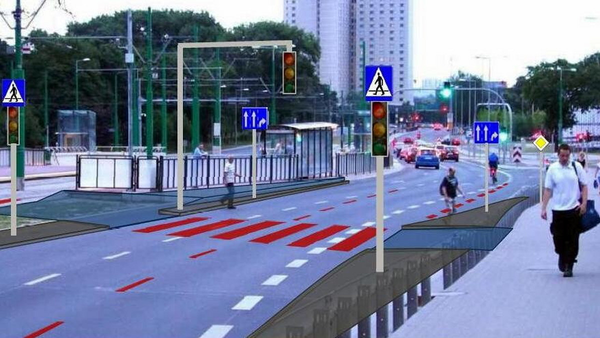 Zarząd Dróg Miejskich podpisał umowę na "Budowę przejścia dla pieszych i sygnalizacji świetlnej w rejonie skrzyżowania ulic Matyi i Towarowej". "Zebra" od przystanku tramwajowego do dworca Poznań Główny ma powstać do końca października.