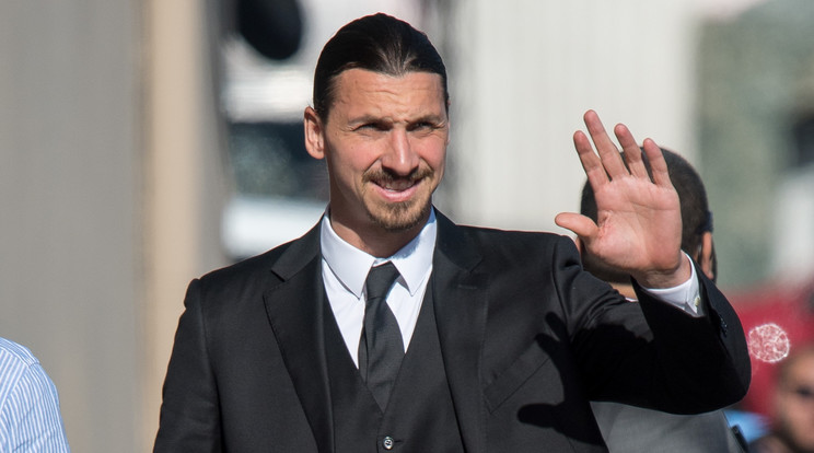 Zlatan Ibrahimovic búcsút int Los Angelesnek /Fotó: Northfoto