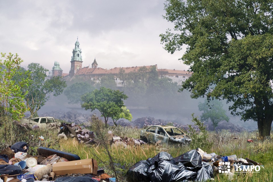 Jak wyglądałby zaśmiecony Kraków?