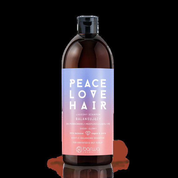 Barwa,  łagodny szampon balansujący Peace Love Hair 