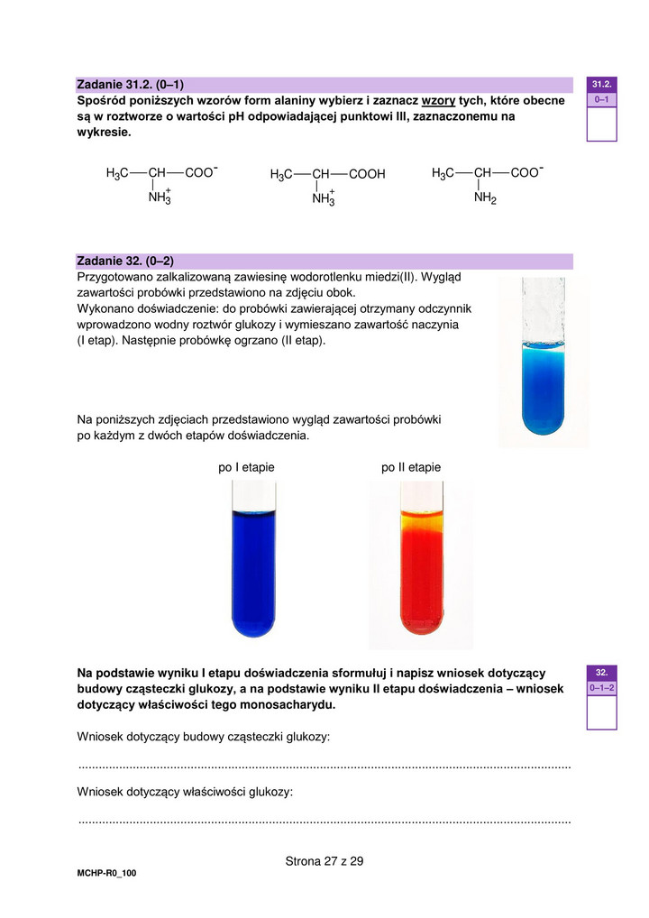 Matura 2023 - chemia rozszerzona — arkusze