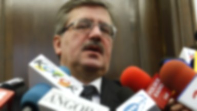 Komorowski o Czumie: długów najlepiej nie mieć