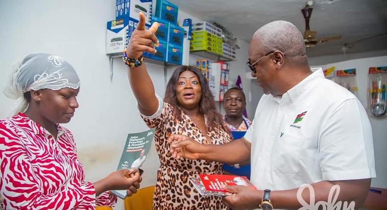 Mahama embarks on door-to-door campaign