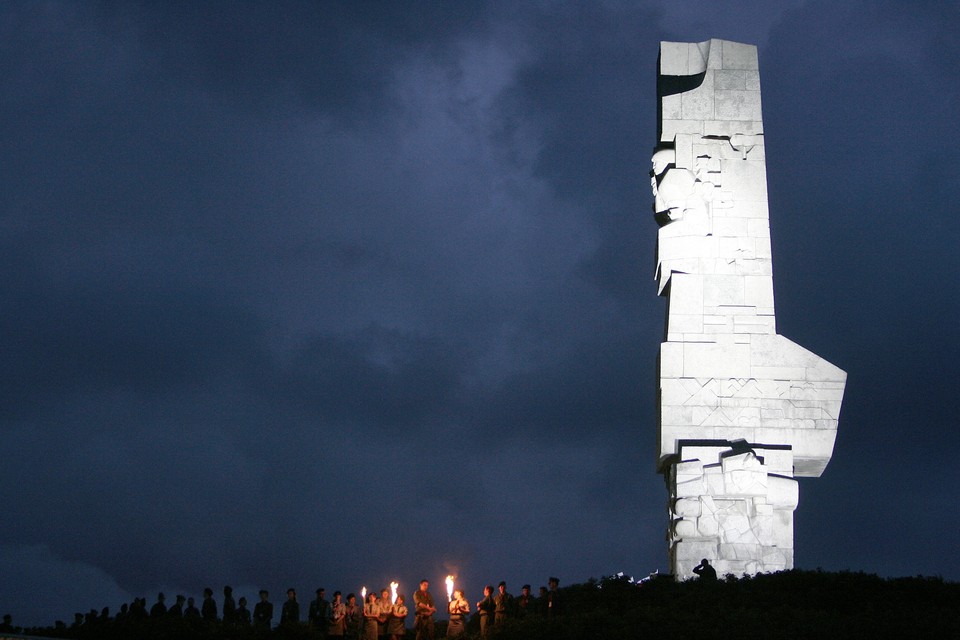 GDAŃSK WESTERPLATTE 71. ROCZNICA WYBUCHU II WOJNY ŚWIATOWEJ