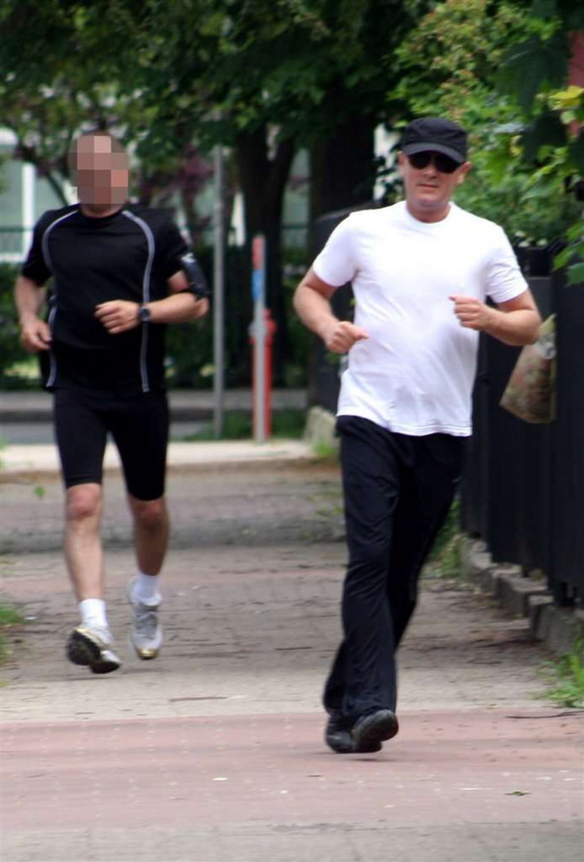 Donald Tusk, jogging, premier, bieganie