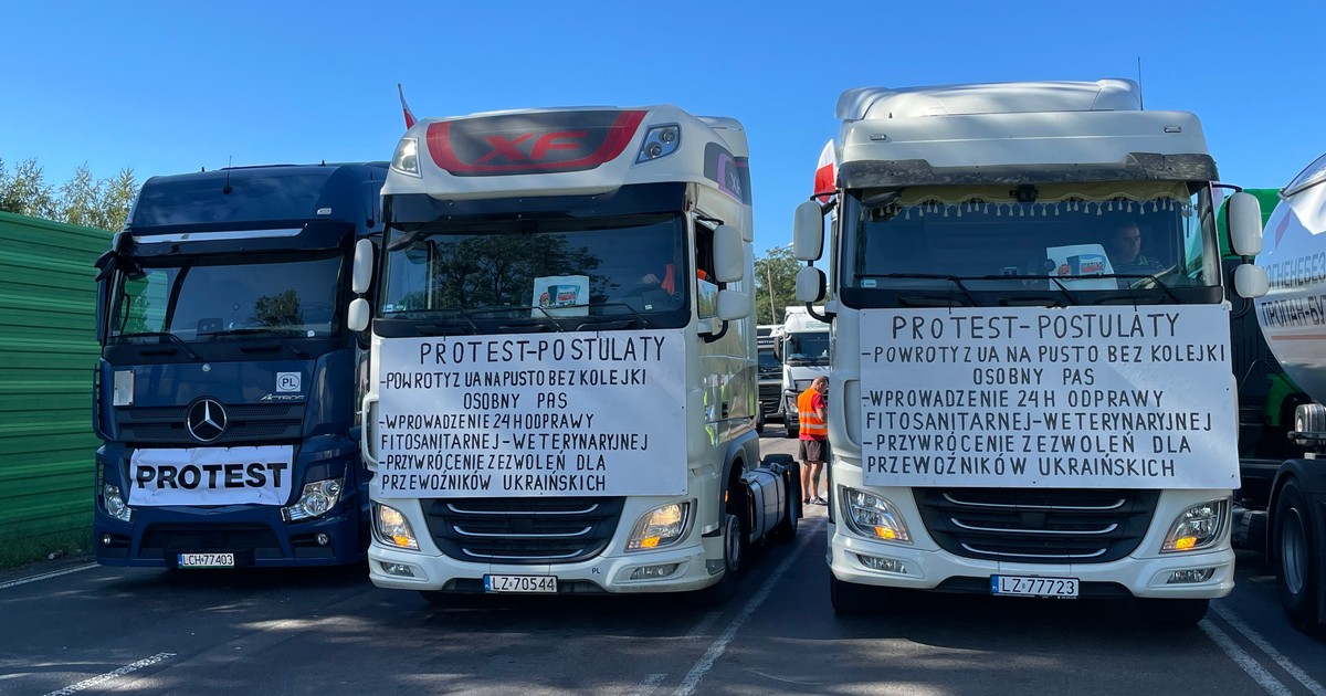 Un punto de inflexión en la frontera.  Se ha levantado el atasco en el cruce Dorohusk-Zahodin