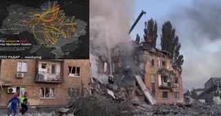 Kijów w ogniu: Najpotężniejszy atak rakietowy od początku wojny