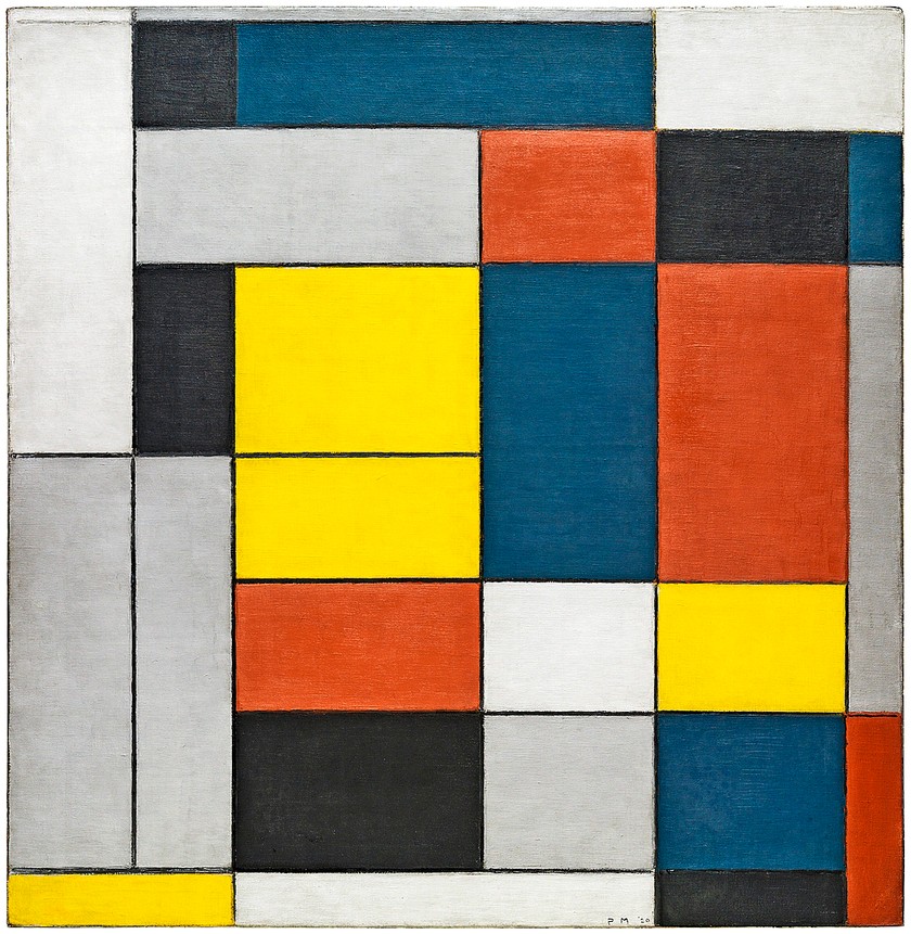 Piet Mondrian, «Nr. VI / Komposition Nr. II,1920».