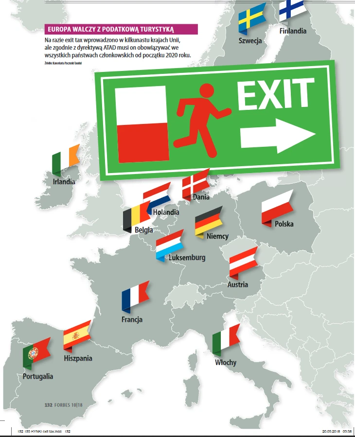 Exit tax w Europie