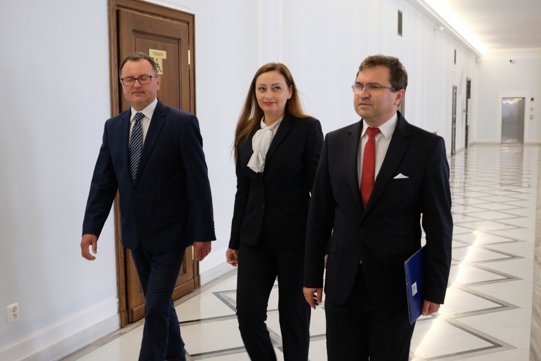 Arkadiusz Czartoryski, Małgorzata Janowska i Zbigniew Girzyński, 25.06.2021 r.