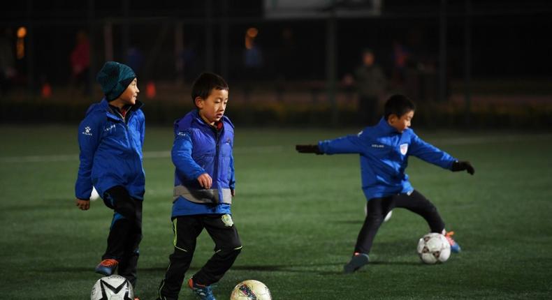 Football coaching is booming in China as it strives to become a global power in the sport.
