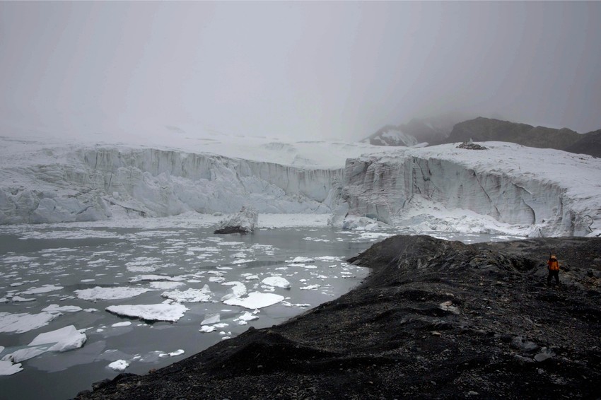 Glečer, ilustracija