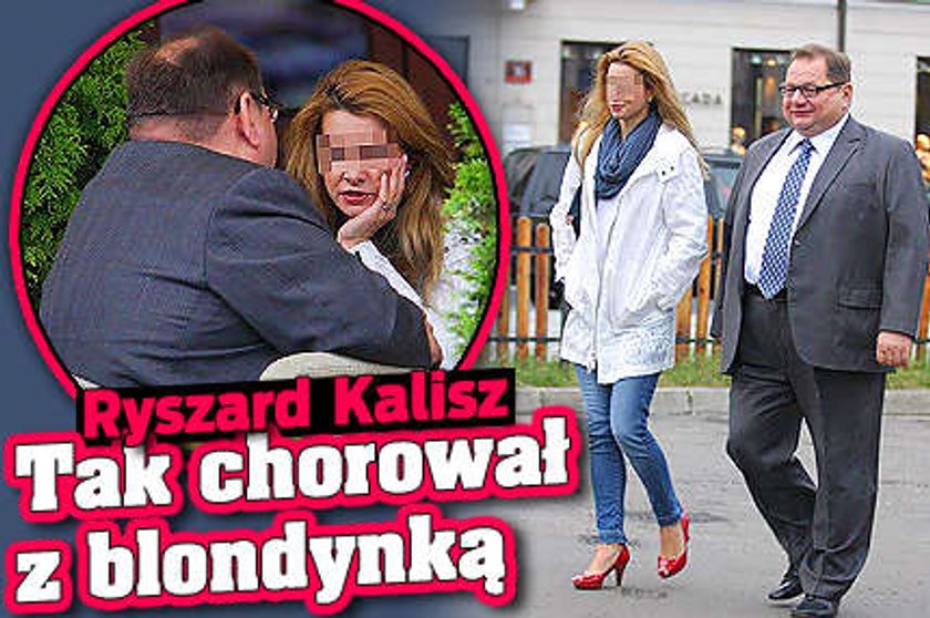 Ryszard Kalisz. Tak chorował z blondynką