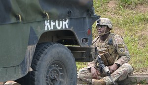 Gazivode, Kfor, Zubin Potok, Kosovo