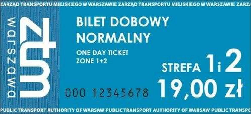 Warszawa, nowe bilety, ztm