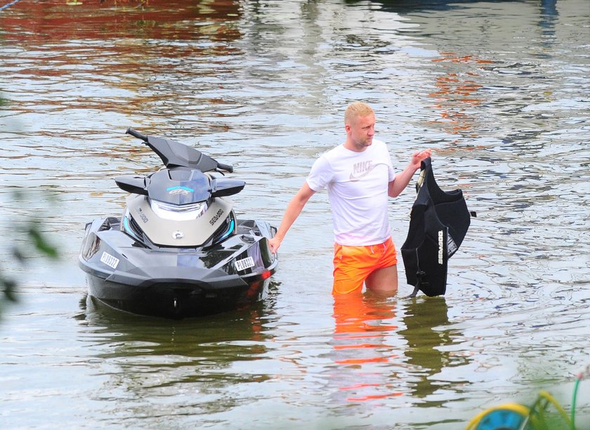 Kamil Glik, wakacje, mazury