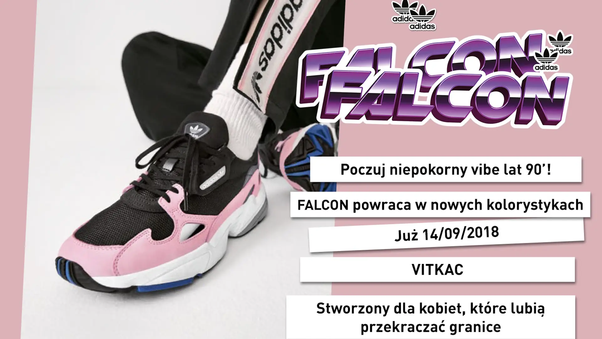 adidas zaprasza na najntisową imprezę do Vitkaca. Nowa kolorystyka Falconów to dopiero jeden powód