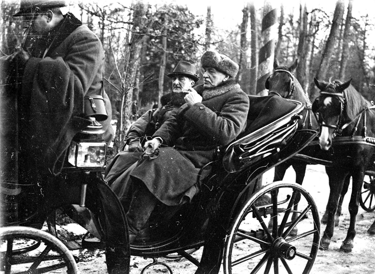 Regent Węgier Miklós Horthy i prezydent Ignacy Mościcki, 1938 r.