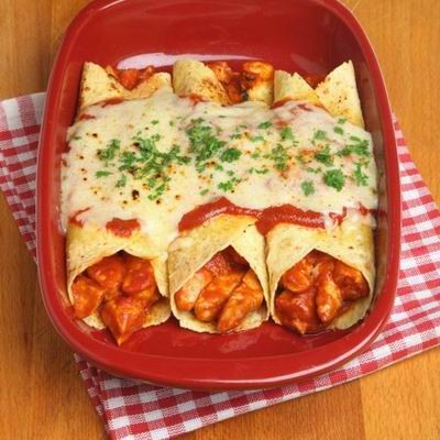 Csirkés enchilada