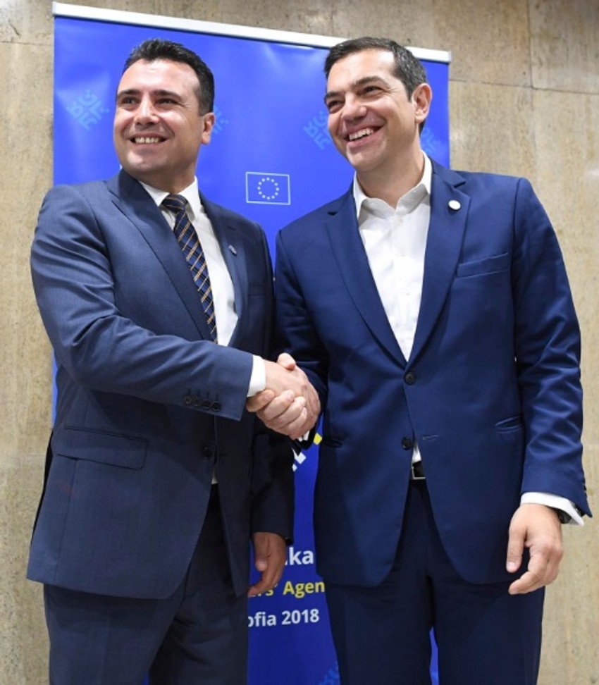 Zoran Zaev i Aleksis Cipras
