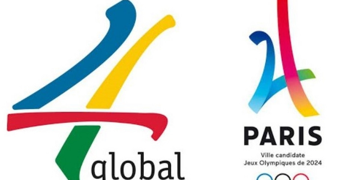 Czy Paryż splagiatował logo angielskiej firmy 4Global?