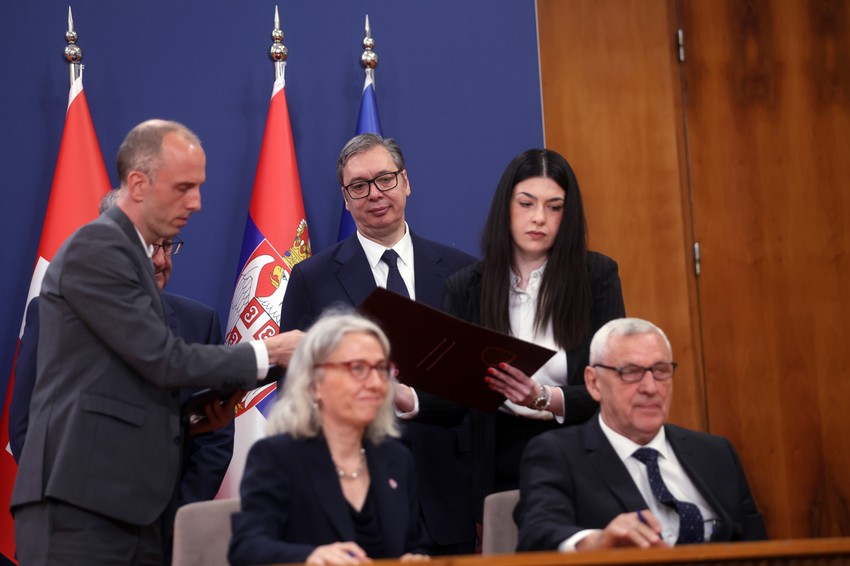 Poseta predsednika Švajcarske Konfederacije Gi Parmelana 