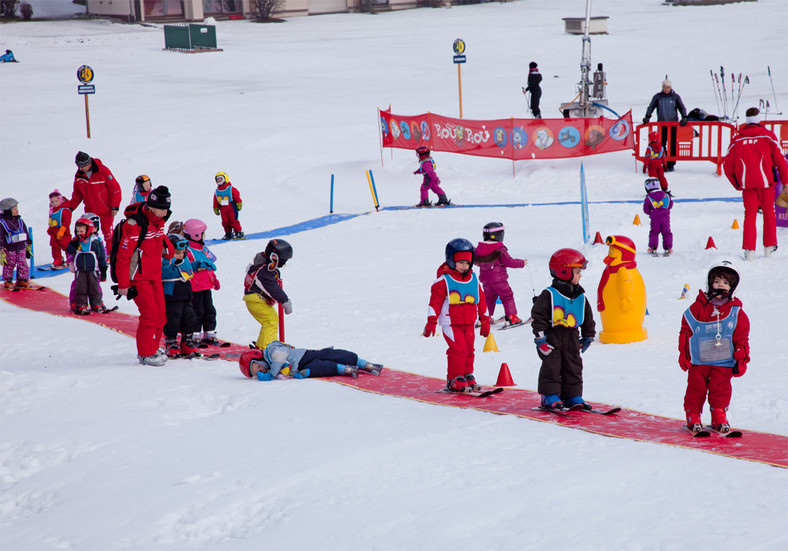 Dzieci na nartach