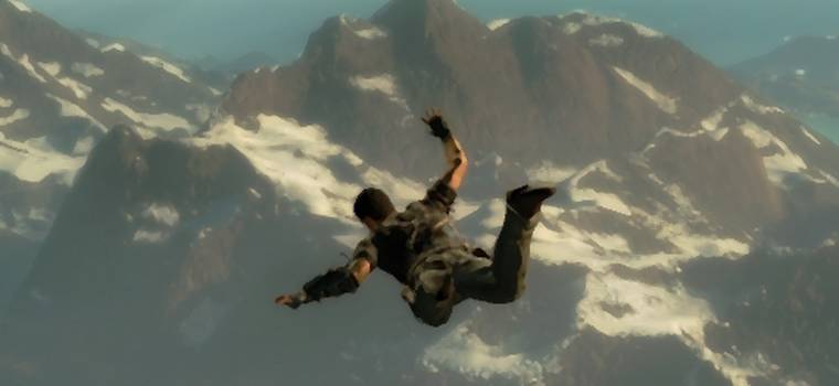 Odrzutowy spadochron na wideo z DLC do Just Cause 2