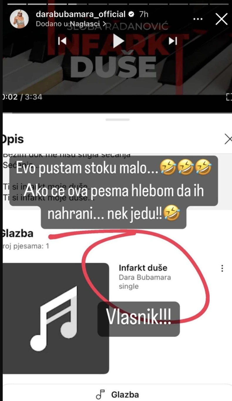 Dara Bubamara o Slobi Radanović