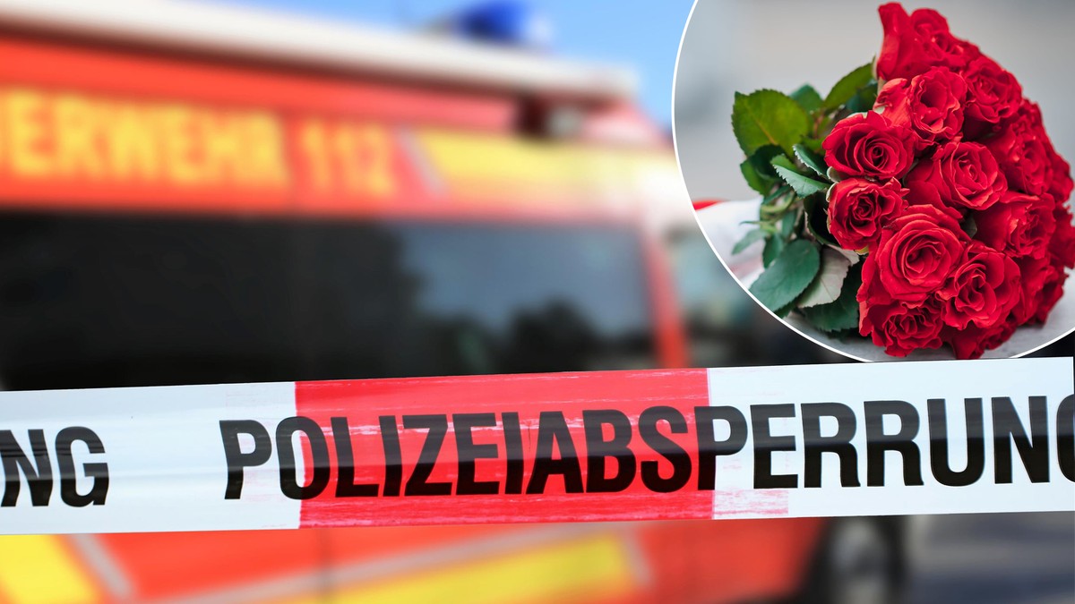 Ukrainian woman in Germany opens bouquet of roses filled with mercury