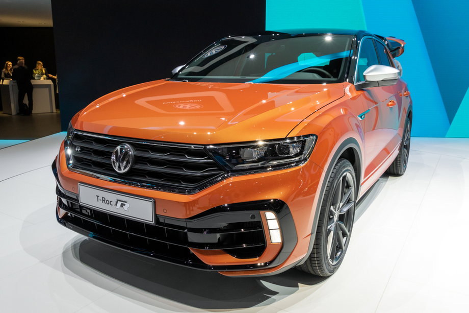Volkswagen T-Roc R. Premiera na salonie samochodowym w Genewie w marcu 2019 r.