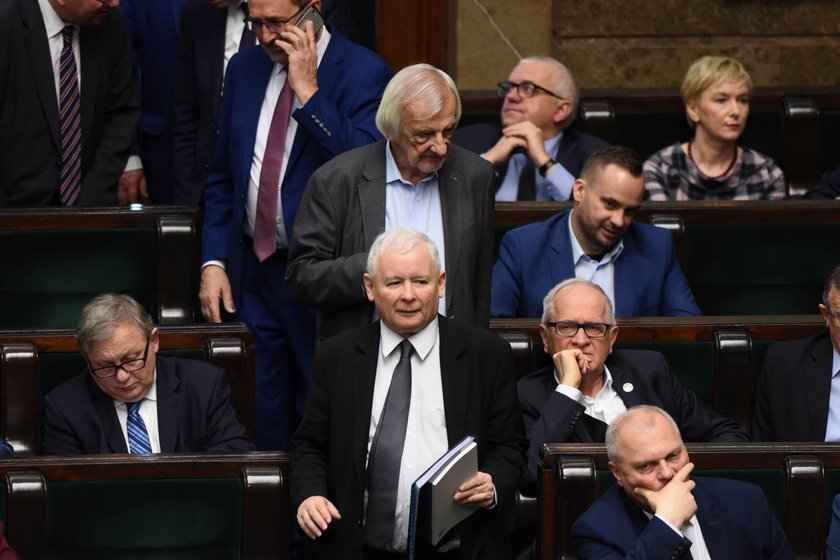 Jarosław Kaczyński pogonił posła w Sejmie