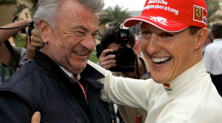 Weber és Schumacher nagyon jóban voltak /Fotó: AFP