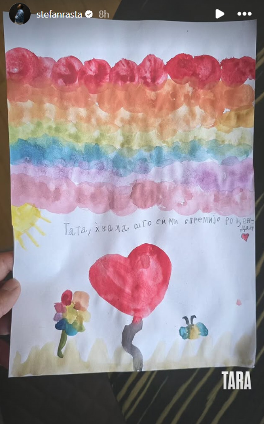 Rasti ćerka napisala poruku