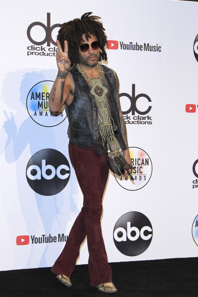 Lenny Kravitz na gali American Music Awards 2018