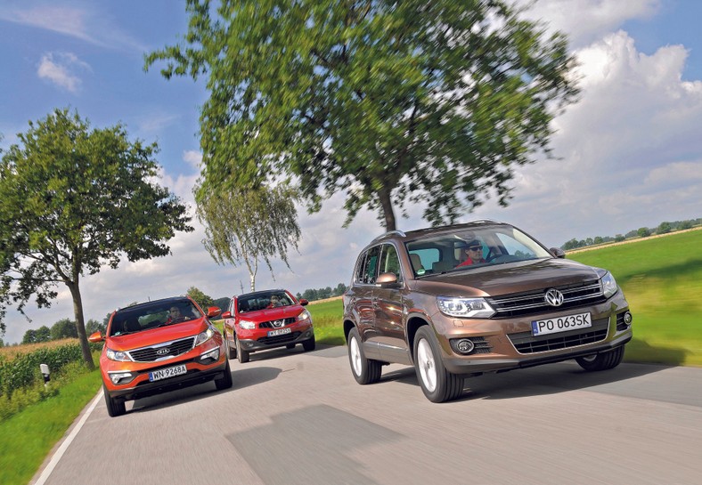 Kia Sportage kontra Nissan Qashqai i Volkswagen Tiguan