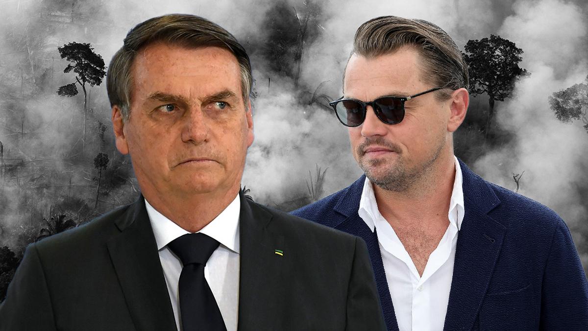 Jair Bolsonaro i Leonardo DiCaprio