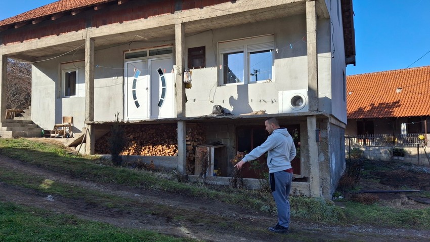 Kuća kod Merošine gde je mladić iskasapio komšije